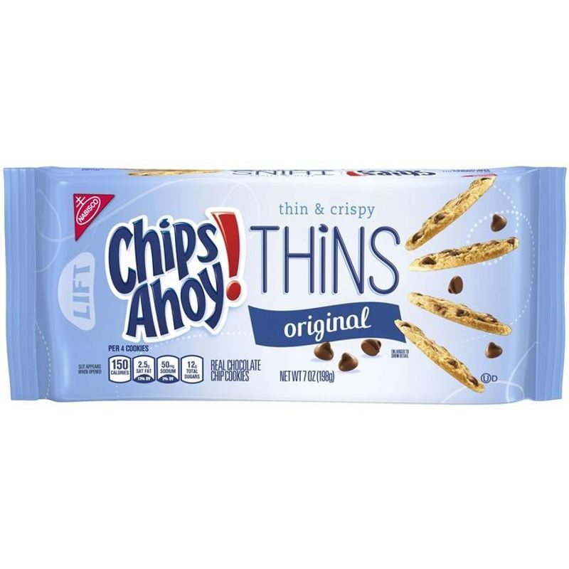 Chips Ahoy Thins Original Cookies - 7 oz Main image