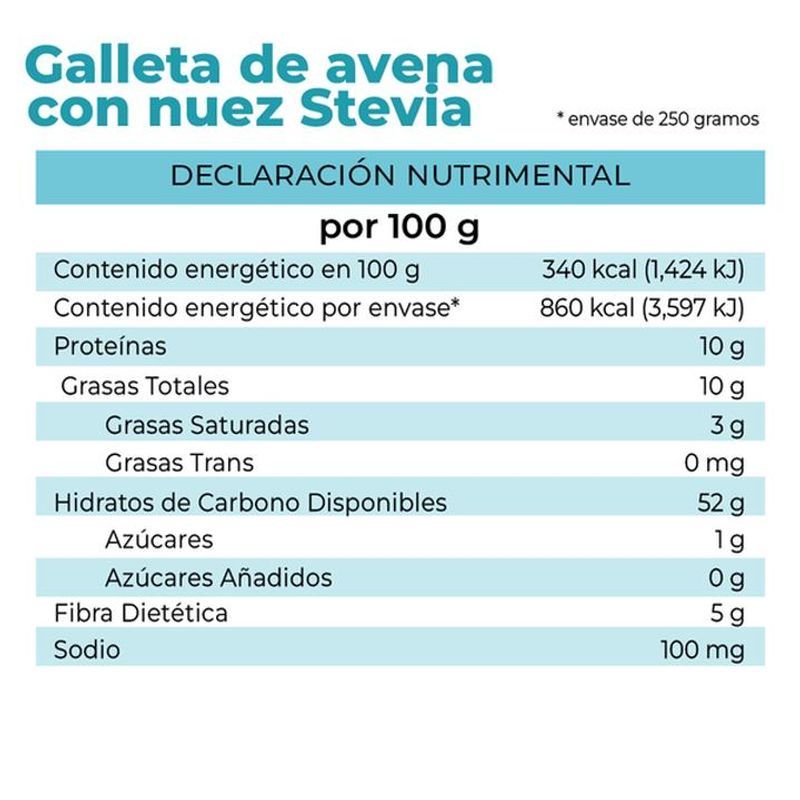 La Fuente Nut Oatmeal Cookie with Stevia 9 oz