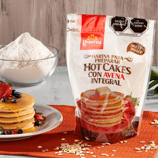 Granvita Pancake Flour with Oats 14 oz