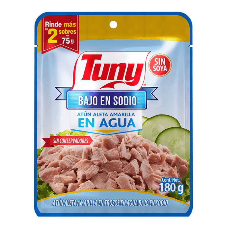 Tuny Yellowfin Tuna in Water Low Sodium, 6 oz