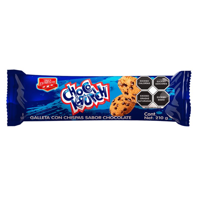 Tres Estrellas Choco Krunch Cookies - 7 oz Main image