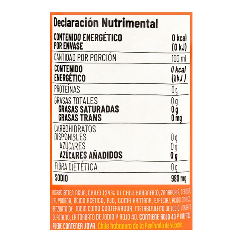La Guacamaya Salsa Habanera Hot Sauce, 5 oz