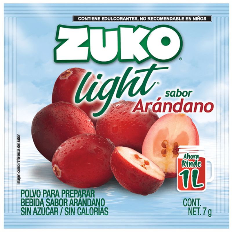 Zuko Light Cranberry Flavor Drink Powder 0.25 oz Main image