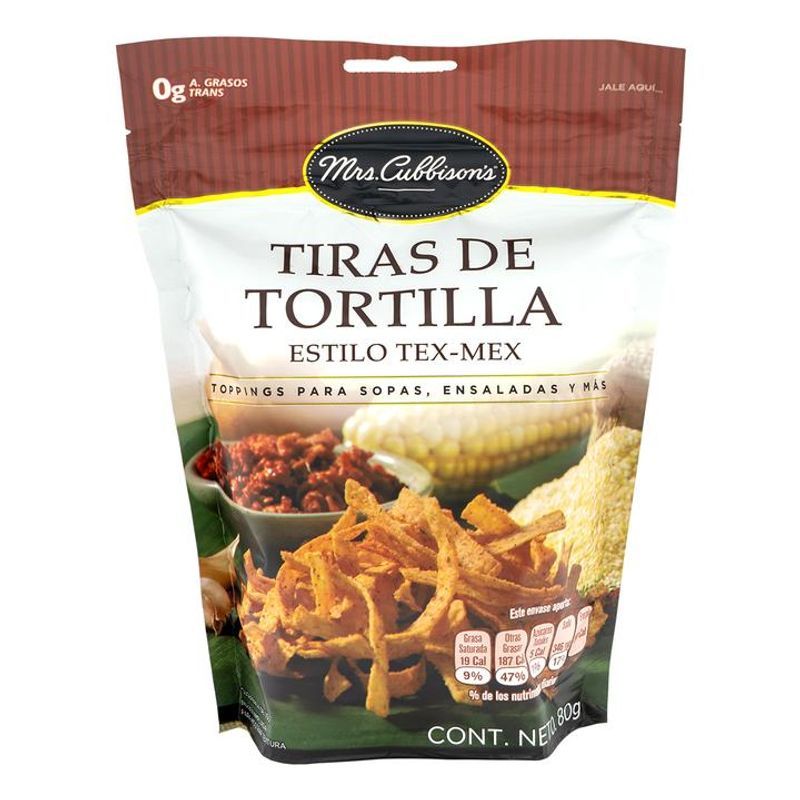 Mrs. Cubbisons Tex-Mex Tortilla Strips Doypack - 3 oz Main image
