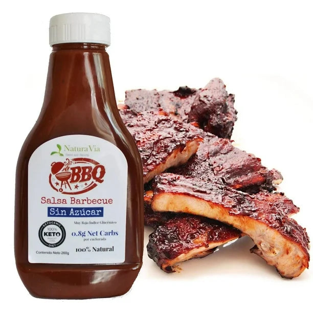 Natura Via Sugar Free Keto BBQ Sauce 10 oz Main image