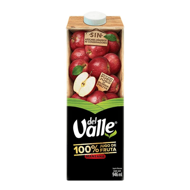 Del Valle 100% Apple Fruit Juice 32 oz Main image