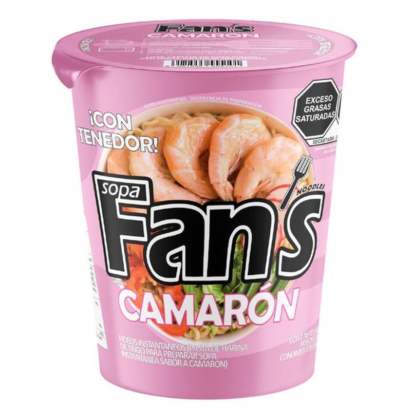 FANS Instant Soup Shrimp Flavor, 3 oz