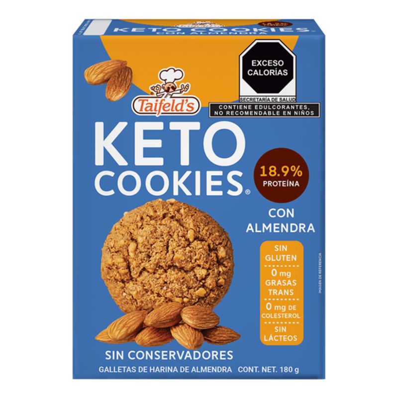 Taifelds Keto Cookies, 6 oz Main image