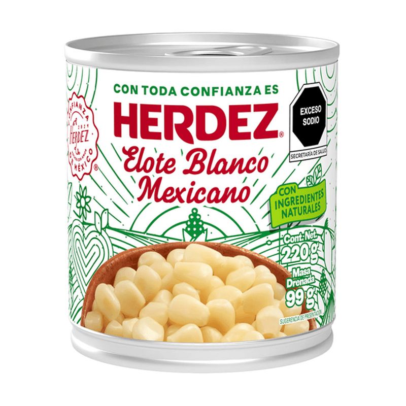 Herdez White Mexican Corn Kernels - 8 oz Main image