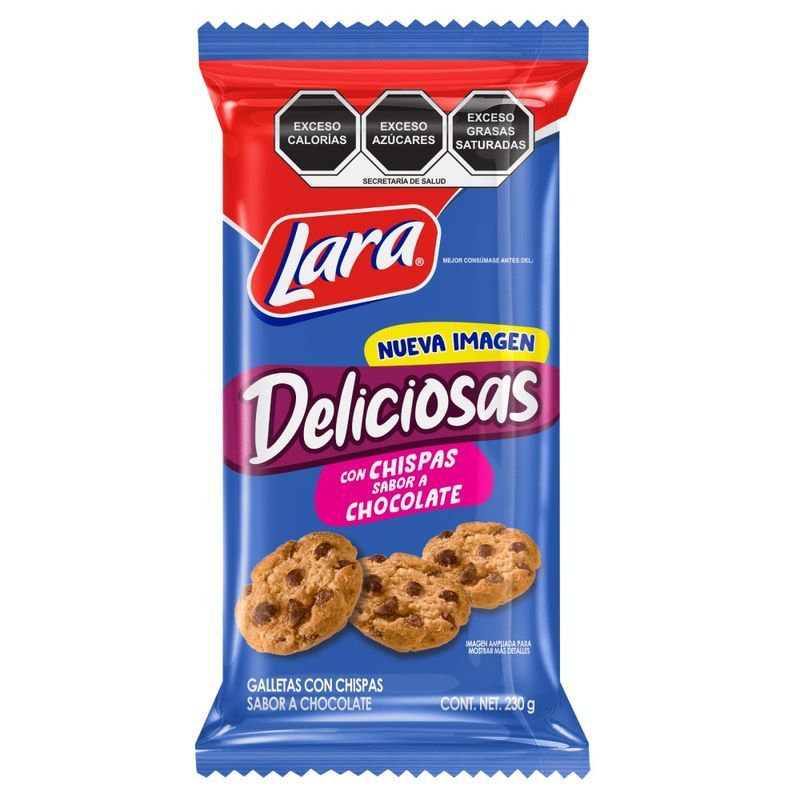 Lara Delicious Chocochips Cookies, 8 oz