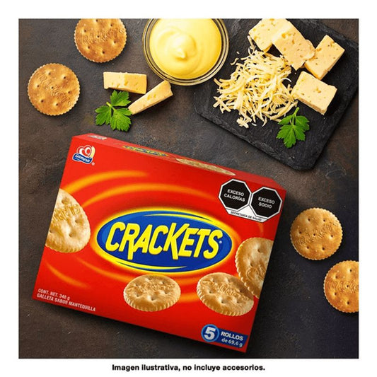 Gamesa Crackets Butter Flavor Cookies - 12 oz