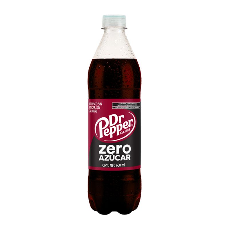 Dr. Pepper Zero Sugar Soda, 20 oz Main image