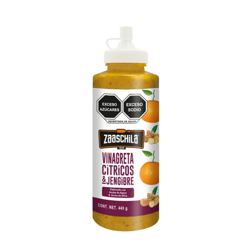 Zaaschila Citrus and Ginger Vinaigrette - 16 oz