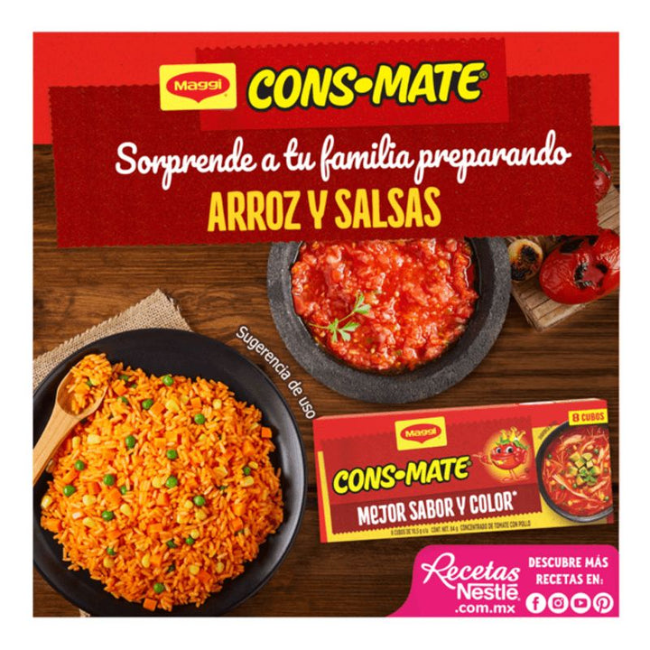 Maggi Consomate Tomato Concentrate, 8 Cubes (3 oz)