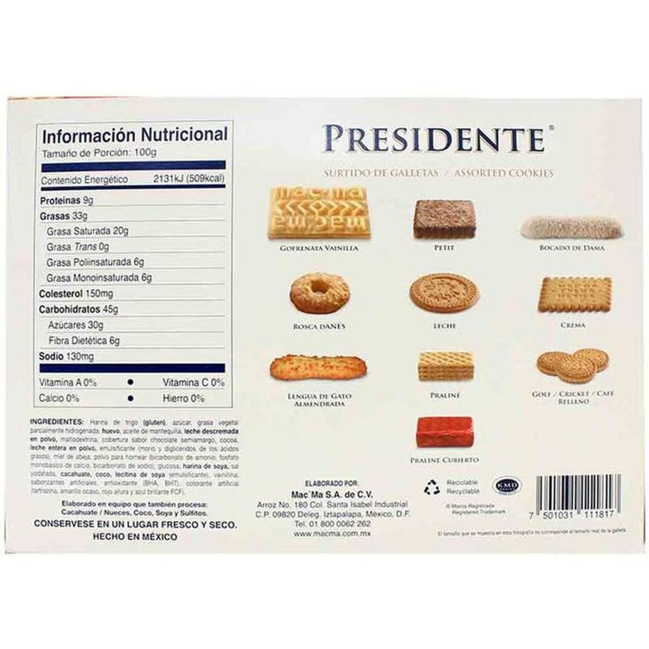 Mac Ma President Cookies - 12 oz