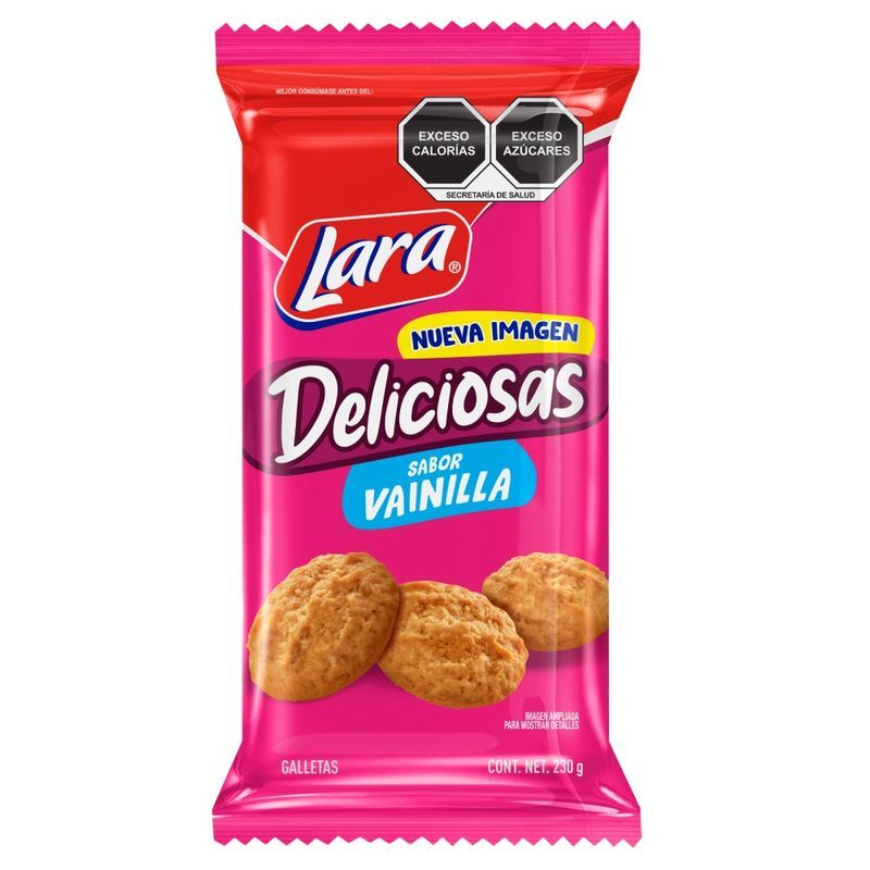 Lara Delicious Vanilla Cookies, 8 oz Main image