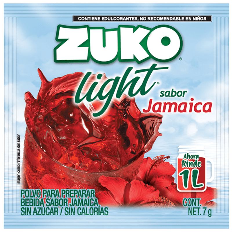 Zuko Light Jamaica Flavor Drink Powder 0.25 oz Main image