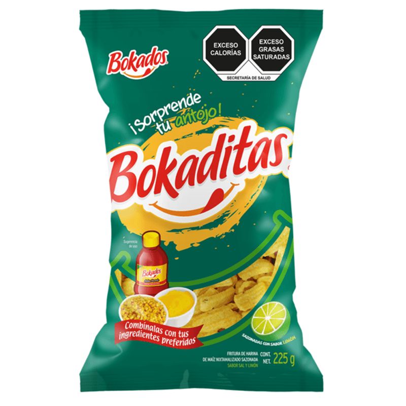 Bokados Lemon Flavor Chips 8 oz