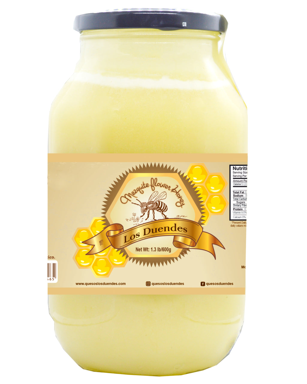 Los Duendes Mezquite Flower Honey – 22 oz