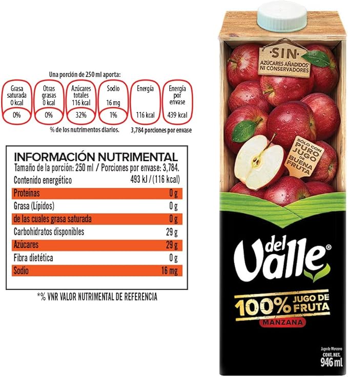 100% Apple Fruit Juice 32 oz