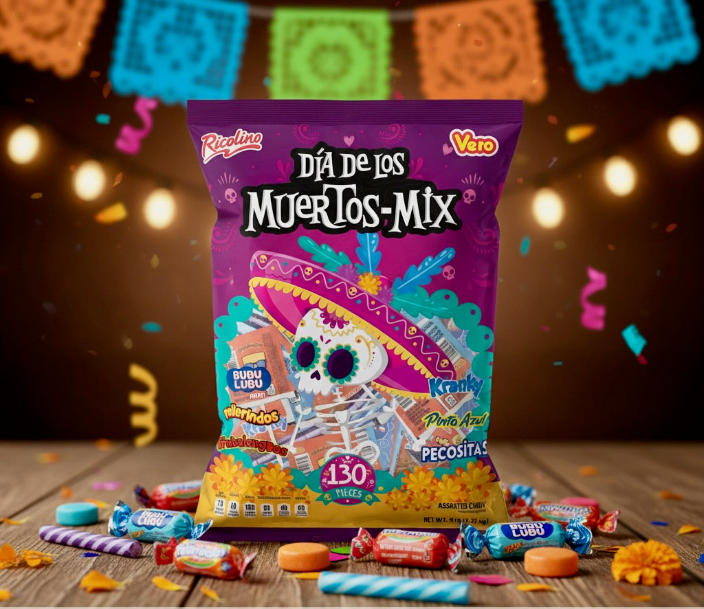 Ricolino Día de los Muertos Candy Variety Pack, 5 lbs.