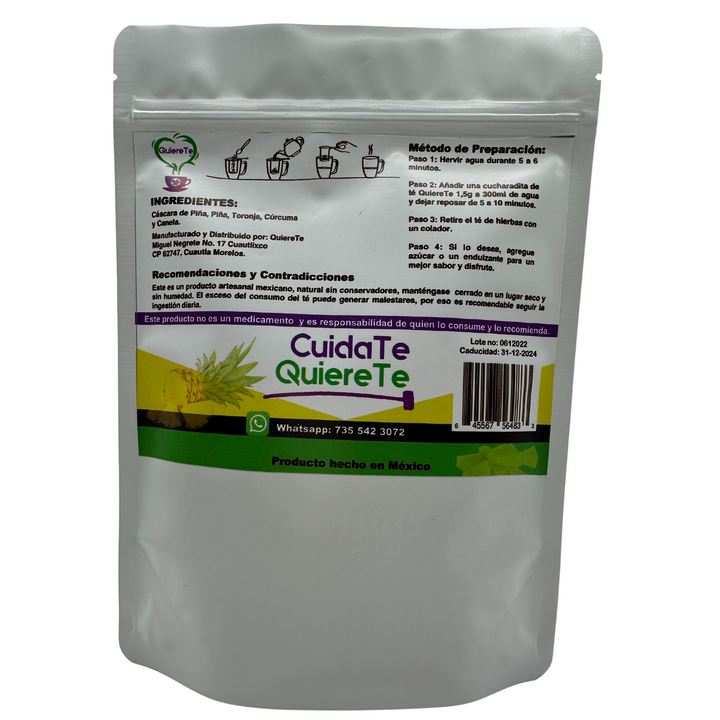 QuiereTe Herbal Tropical Pineapple Slim 5.3oz