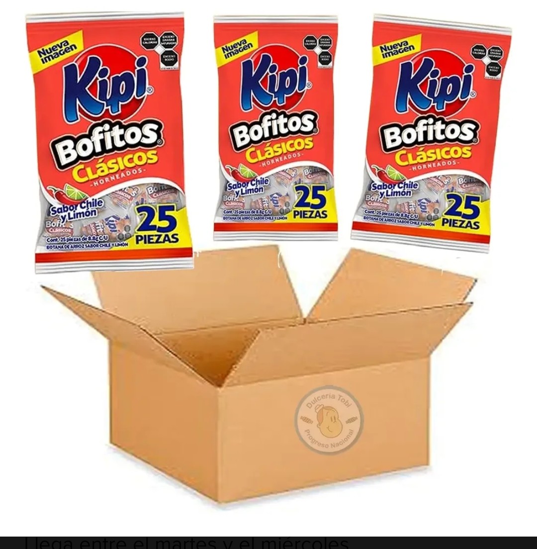 Kipi Bofitos, 3 Pack (25 Pieces Each)
