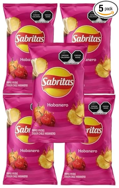 Sabritas Habanero 5 pack - 1.58oz