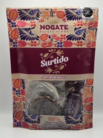 Nogate Assorted 9.7 oz - Glorias, Wafer candy and Guava candy with chilli balls and spirals