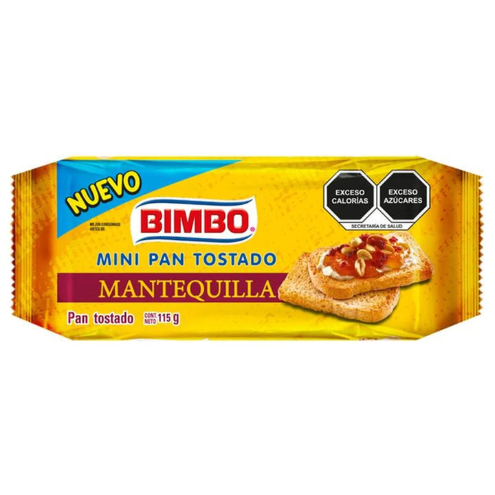Bimbo Mini Butter Toasted Bread 4 oz