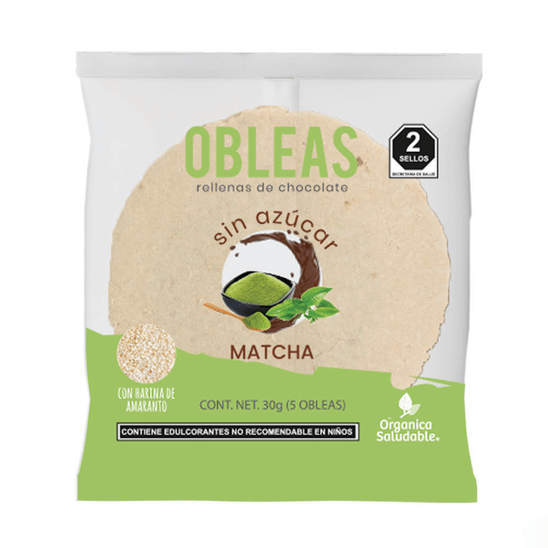 Matcha Wafer Filled with Sugar-Free Chocolate 11 oz