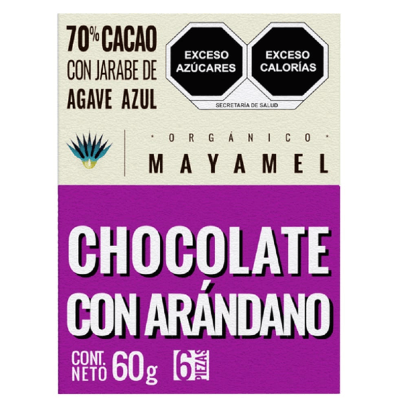 Mayamel Organic 70% Cacao Chocolate - 2 oz