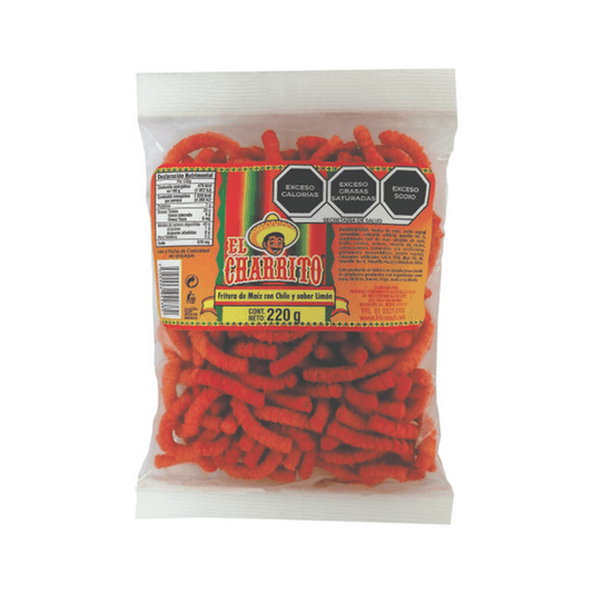 El Charrito Churritos with Chili - 8 oz