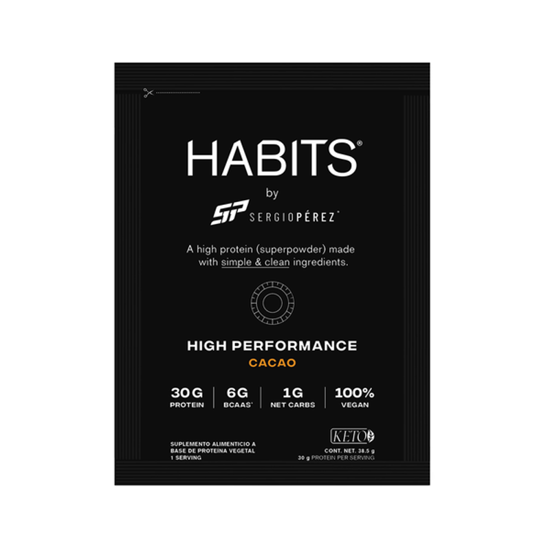 Habits High Performance Plant Protein Cacao Packet, 1.4 oz Main image