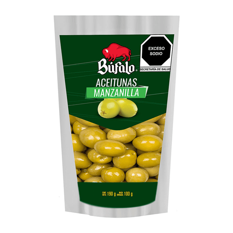 Búfalo Whole Olives 7 oz Main image