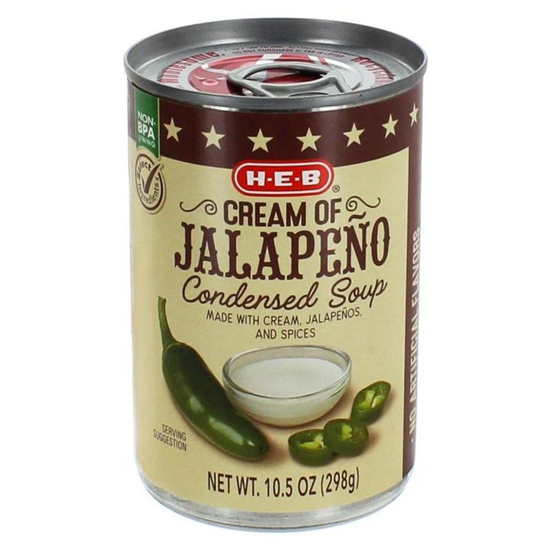 HEB Condensed Cream of Jalapeño Soup 10 oz