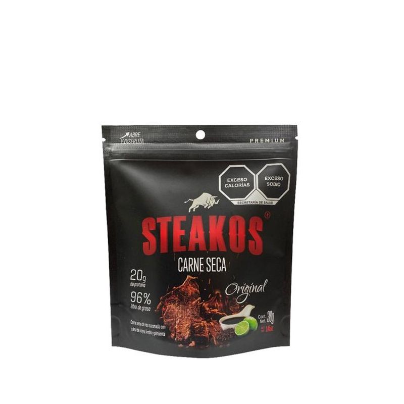 Steakos Original Dried Beef with Soy Sauce 1 oz Main image