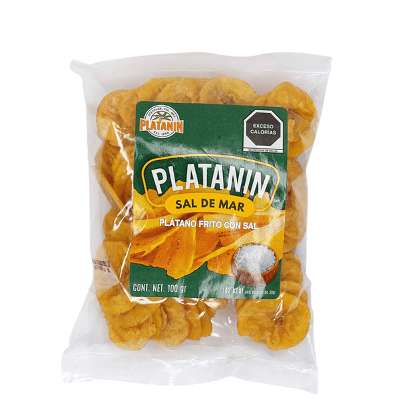 Platanin Sea Salt Dried Bananas, 3 oz Main image