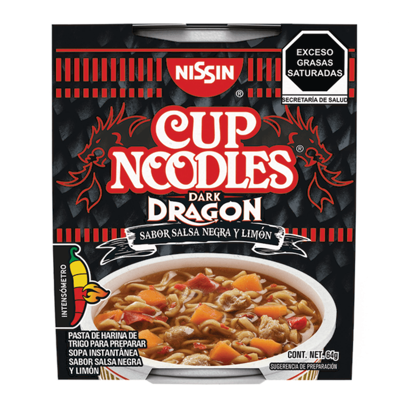 Nissin Cup Noodles Intense Dark Dragon - 2.3 oz Main image