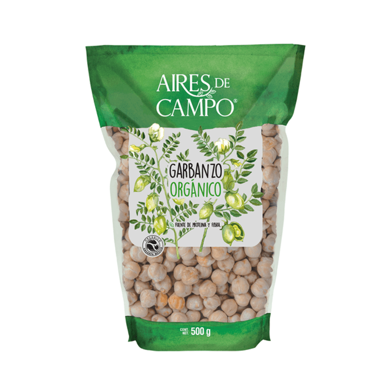 Aires de Campo Organic Chickpeas, 18 oz Main image