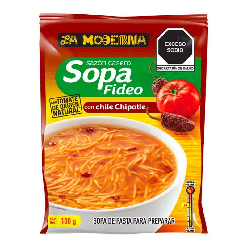 La Moderna Chipotle Macaroni Soup - 3.5 oz