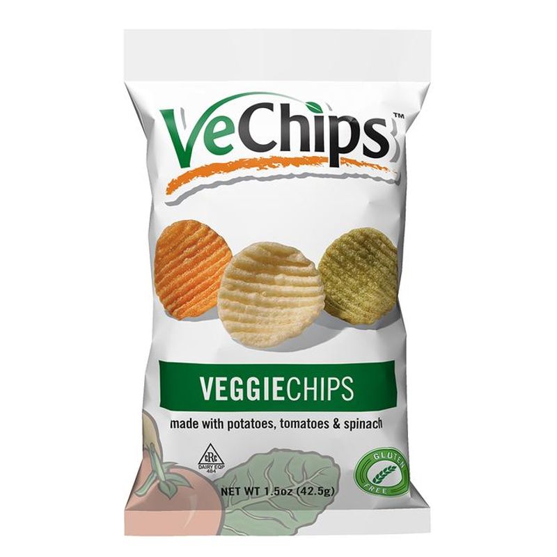 VeChips Vegetable Chips with Tomato and Spinach 1.5 oz Main image