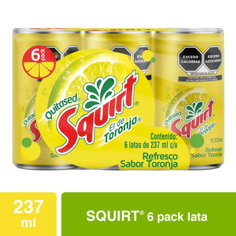 Squirt Grapefruit Soda 6 Pack 8 oz Each Main image