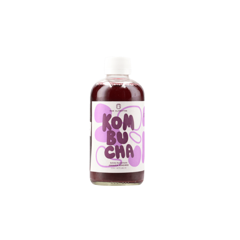 Rgb Alimentos Hibiscus Ginger Kombucha 9.5 fl oz Main image