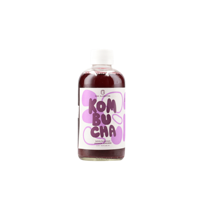 Rgb Alimentos Hibiscus Ginger Kombucha 9.5 fl oz