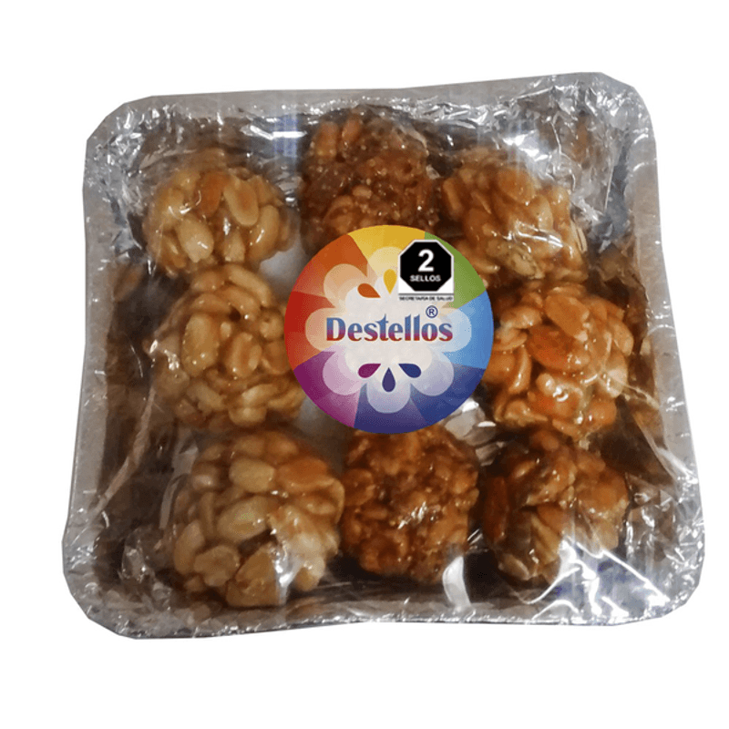 Destellos Tray of Peanut Brittle Balls 9 oz