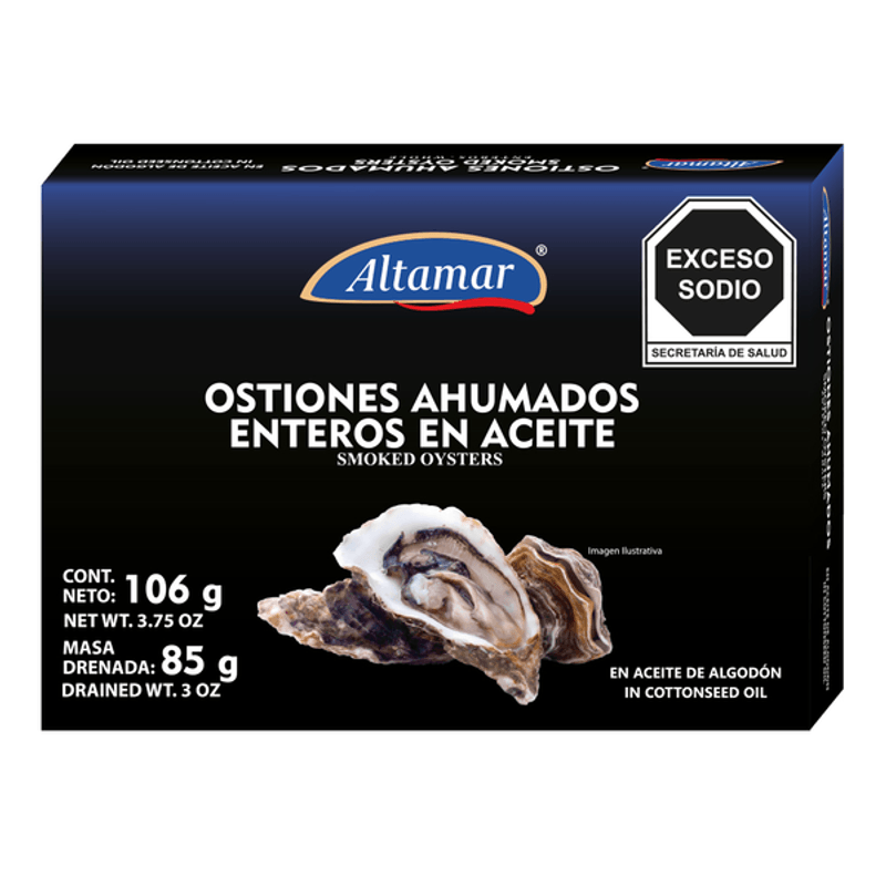 Altamar Smoked Oysters - 4 oz Main image