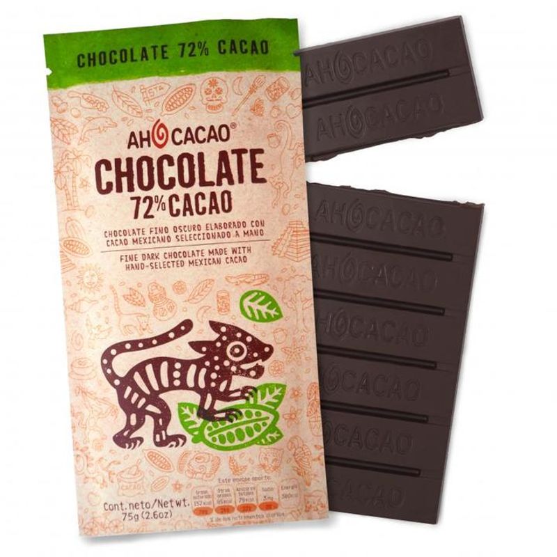 Ah Cacao Dark Chocolate 72% Cacao 1 Piece