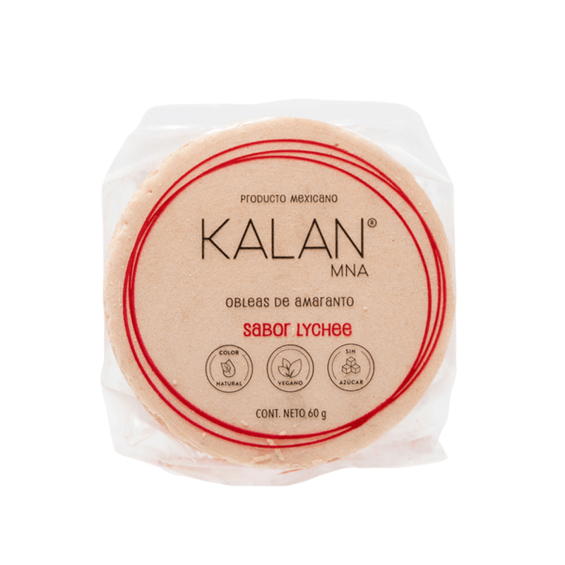 Kalan Amaranth Wafers Lychee Flavor 2.1 oz