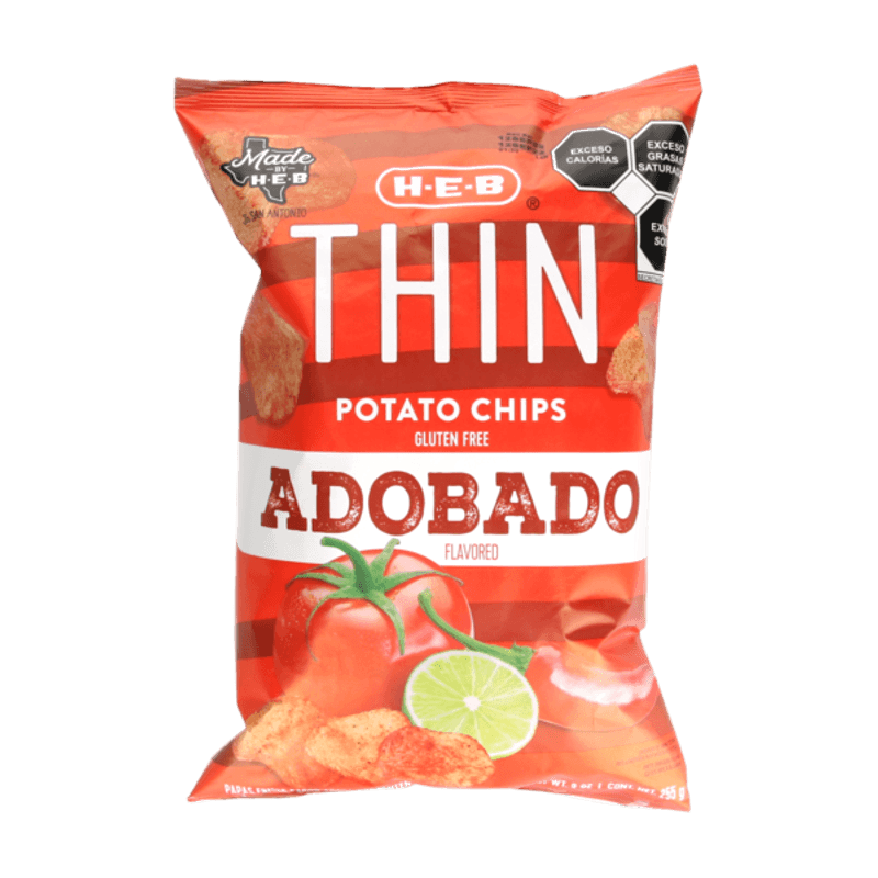 HEB Thin Seasoned Potato Chips 9 oz Main image